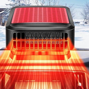 Ventilatore di riscaldamento portatile 12 V 200 W - riscaldamento e raffreddamento rapido - 2 modi in 1 - defogger per parabrezza - decongelatore con base girevole 360° 

Specifiche tecniche: 
- Tensione: 12 V
- Potenza: 200 W