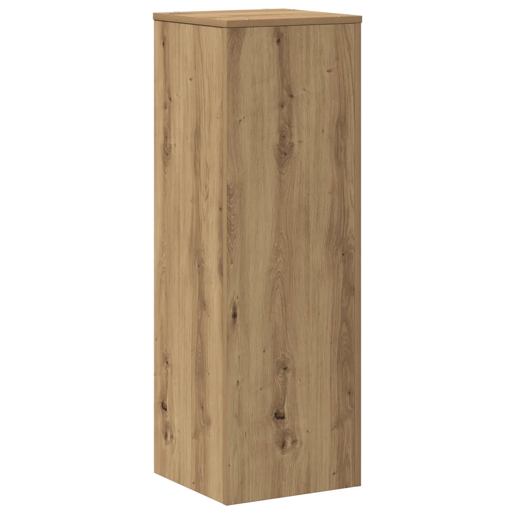 Supporto per Piante Rovere Artigianale 33x33x100 cm Truciolato 852959