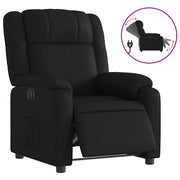 Poltrona | Sedia Relax Reclinabile Elettrica Nera in Similpelle