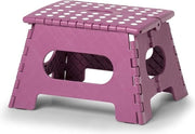 Cassa di appoggio in plastica pieghevole con frutta - Testata da TÜV - Sostegno fino a 150 kg - 35 x 28 x 22 cm - Dimensione compatta