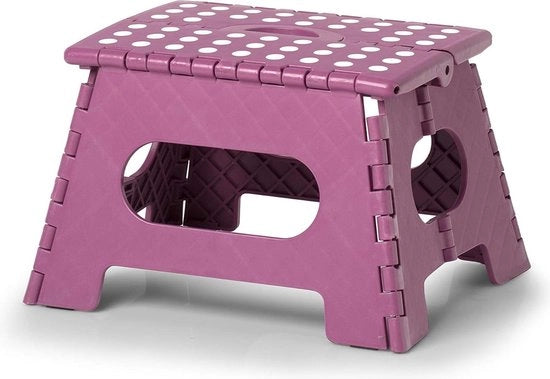 Cassa di appoggio in plastica pieghevole con frutta - Testata da TÜV - Sostegno fino a 150 kg - 35 x 28 x 22 cm - Dimensione compatta