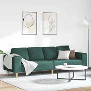 Set di divani Verde scuro Tessuto