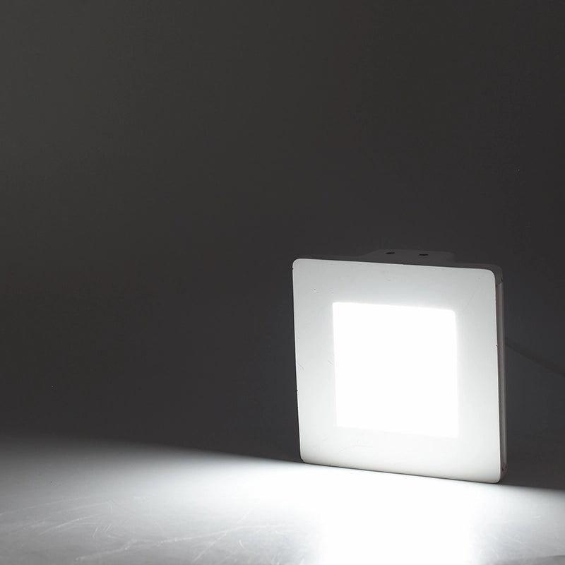 PORTAFARETTO GU10 QUADRATO IN GESSO BIANCO DA INCASSO - ELEGANZA E FUNZIONALITA' PER CONTROSOFFITTI