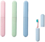 Tecnica di conservazione per denti - Ospite per spazzolino da denti viaggiabile - Contenitore di conservazione per piccoli oggetti - Forma compatta e leggera - Materiale di alta qualità PP