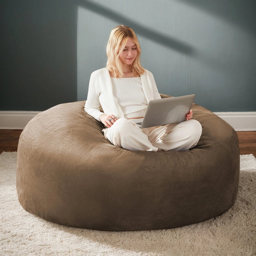 Pouf a forma di pera - Xylo - 120cm morbido per camera/balcone
