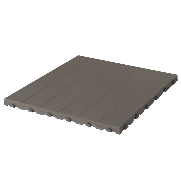 Confezione da 128 pezzi Piastrella in Plastica da Esterno e Giardino 60 x 60 cm Piena equivalente a 46 m2