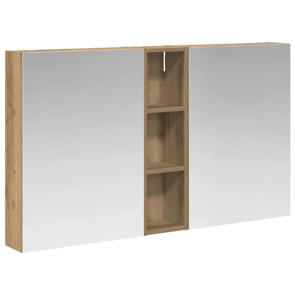 Set di Armadi da Bagno con lo scaffale 3 pcs 120 x 14,5 x 70 cm 3403751