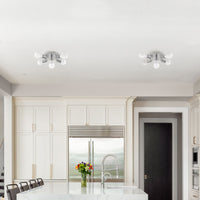 Plafoniera Riflettore Metallo APP707-5C Cromo