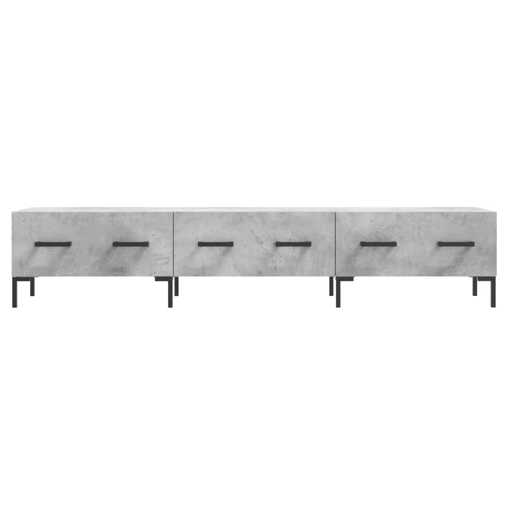 Mobile Porta TV Grigio Cemento 150x36x30 cm Legno Multistrato 829160