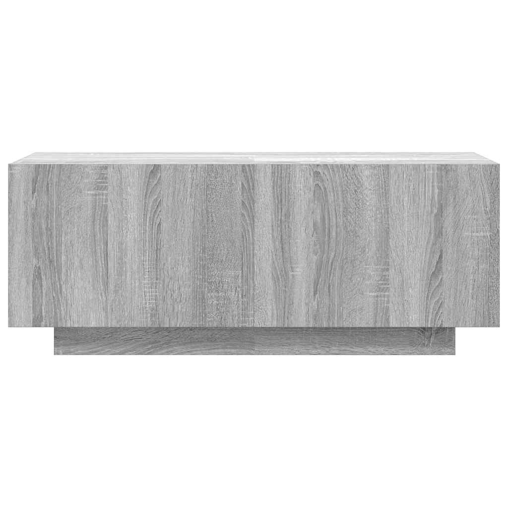 Mobile TV multimediale mensola TV credenza TV sala da pranzo soggiorno camera da letto Sonoma 100 x 35 x 40 cm legno ingegnerizzato grigio 02_0028327