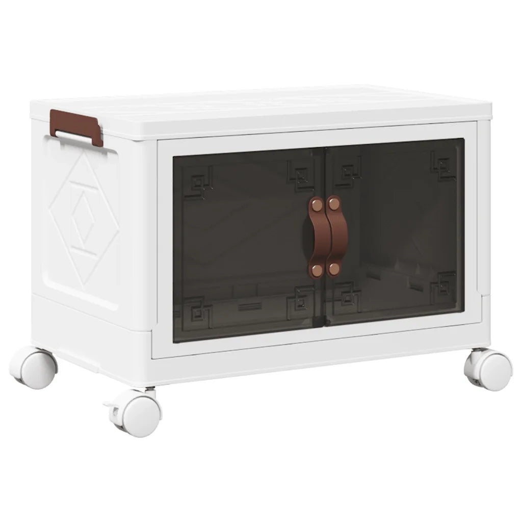 Scatola Portaoggetti Impilabile con Ruote 28 L 48,5x29,5x33 cm 4012365
