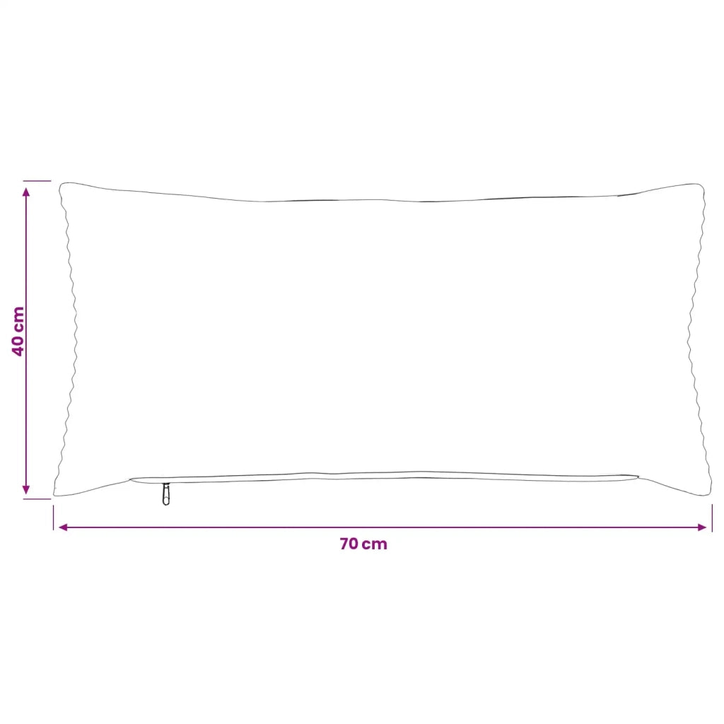 Federa 2 pcs HEERLEN Blu navy 40 x 70 cm corduroy 909547