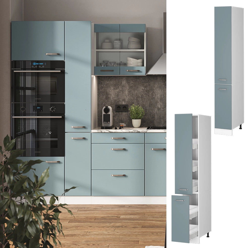 Vicco Armadio da farmacia Grigio-blu 30 cm