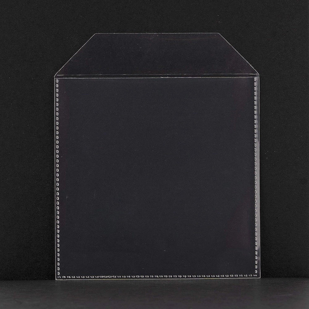 Trade Shop - Confezione Da 100 Buste Trasparenti In Plastica Per Cd Dvd Custodie Da 100 Micron -