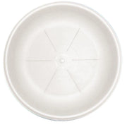 SOTTOVASO tondo cerchio ø 26 per vaso ø 30 - bianco  - BAMA