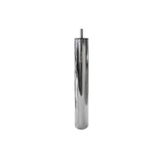 Piede in metallo cromato diametro 4,2 cm altezza 15 cm