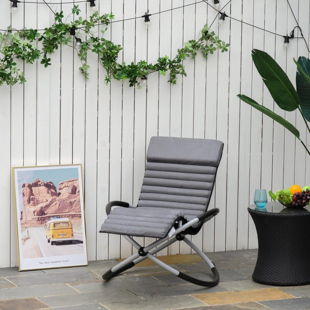 Sedia ergonomica 2-in-1 Textline Grigia Basculante 145×74×86cm