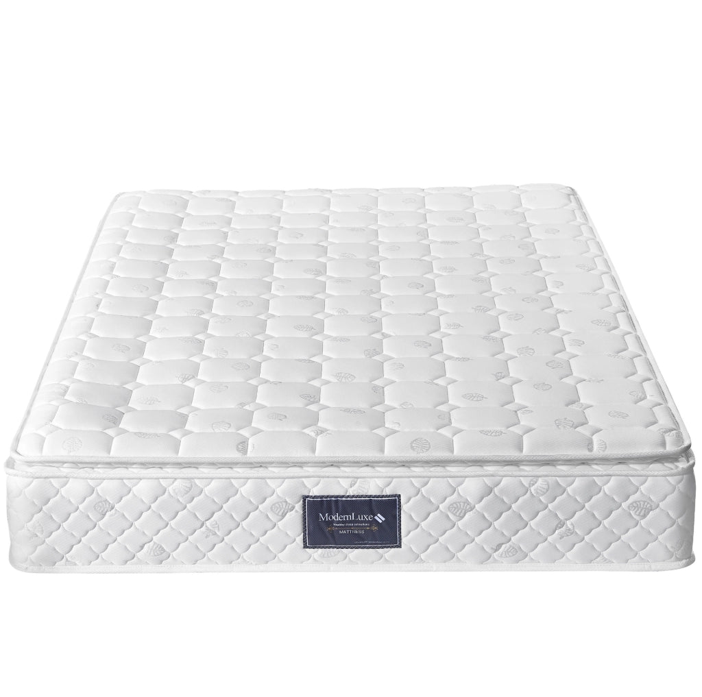 Letto imbottito 140x200 cm grigio con materasso, contenitore, luce USB
