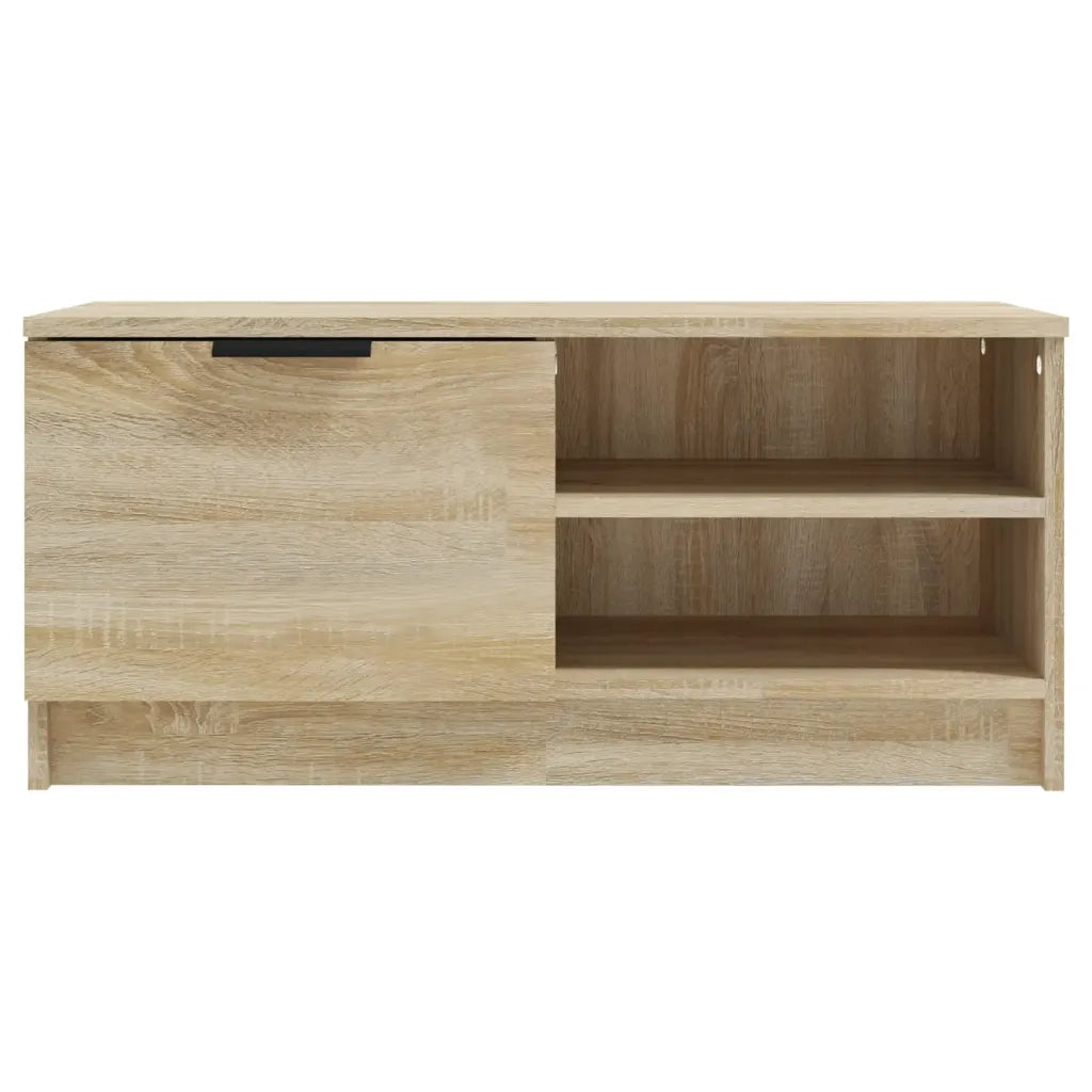 Mobile Porta TV Rovere Sonoma 80x35x36,5cm in Legno Multistrato 811472