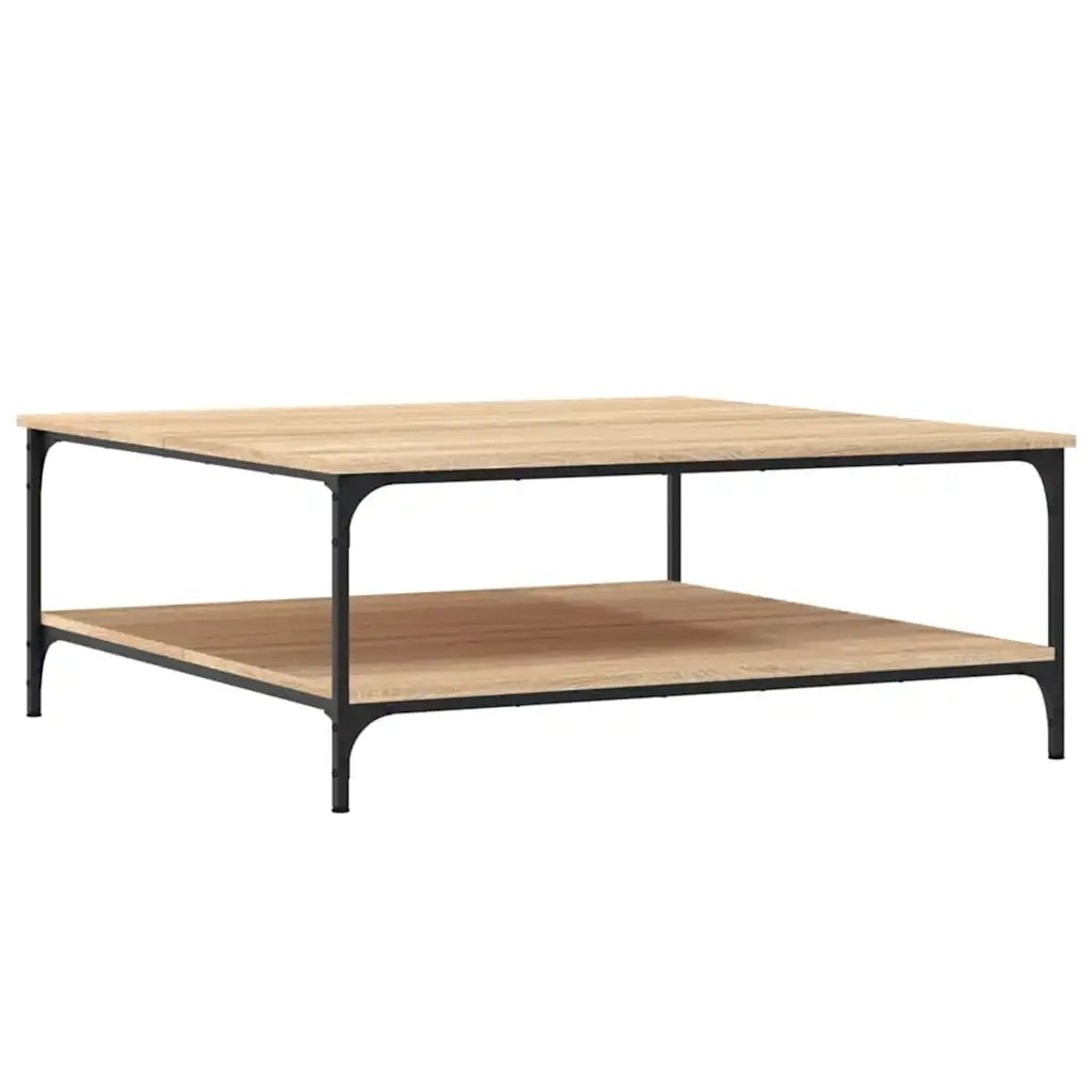 Tavolino Salotto Rovere Sonoma 100x100x40 cm Legno Multistrato 832844