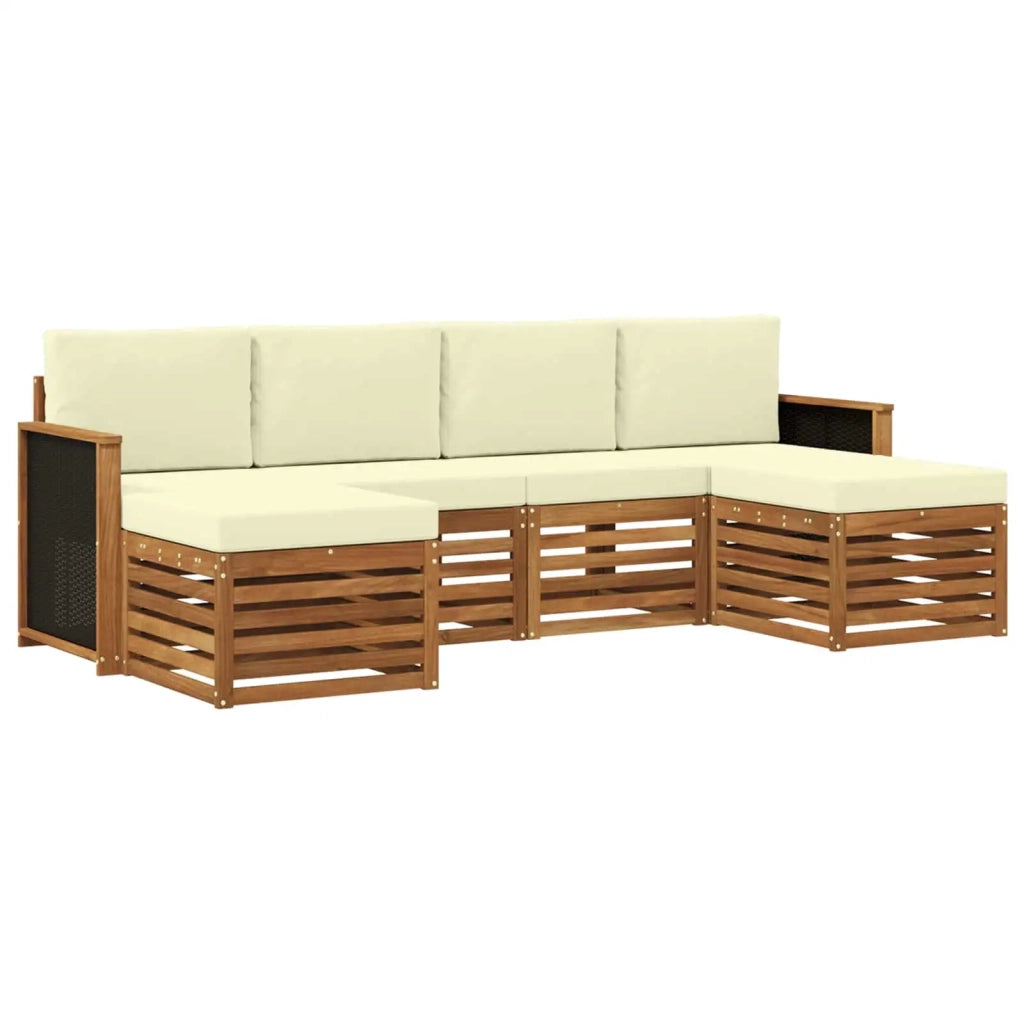 Set di divani da esterno 5 pz 3384671