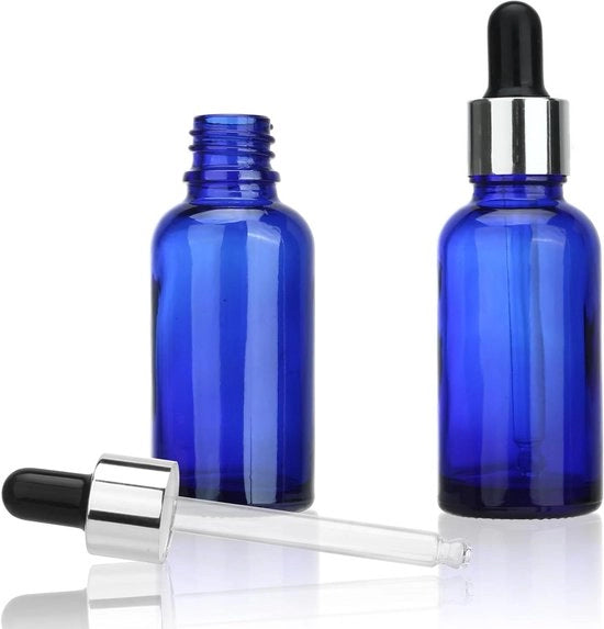 Kit di applicazione con bottiglie di vetro per oli essenziali - 20 pezzi - 30ml - Kit di bottiglie portatili per articoli da toeletta