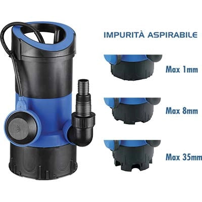 ELETTROPOMPA COMBINATA ABS EFFE  VOLT 230 WATT 750 HP 1,0 LT/M MAX 215 H.MT 9