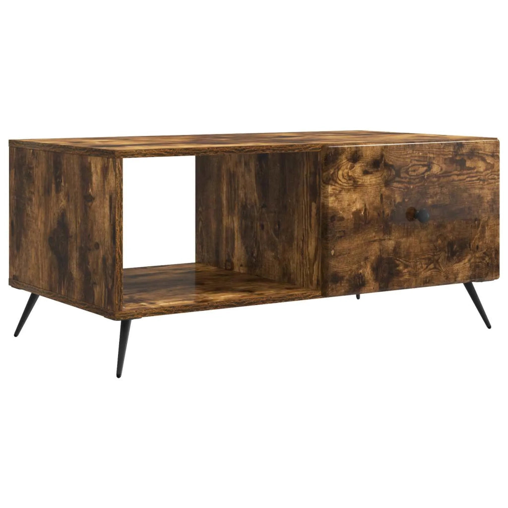 Tavolino da salotto Rovere Fumo 90 x 50 x 40 cm 895650