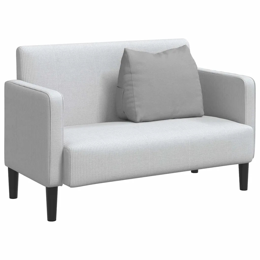 Cuscino per Schiena Grigio Nuvola 60 x 20 x 50 cm Tessuto