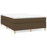 Letto matrimoniale | Letto per adulti | Struttura Letto a Rete a Molle Marrone Scuro 140x200 cm Tessuto