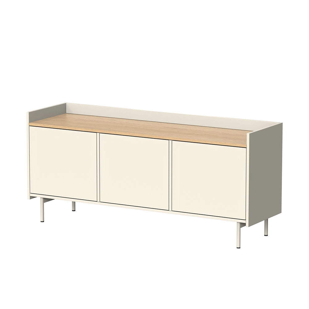 Vicco Mobile tv Crema 140 x 63 cm con 3 porte