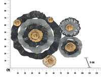 Pannello Otos 100x8x80 cm in Ferro Multicolor