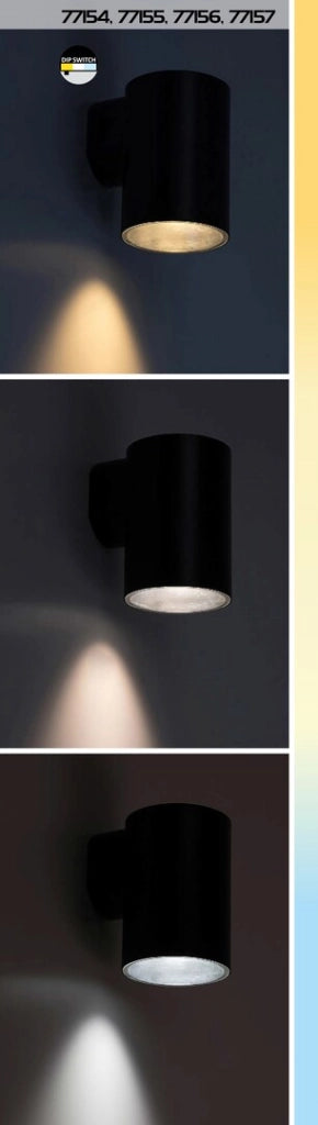 Applique esterna nera quadrata LED 18W IP65 Urfa Rabalux