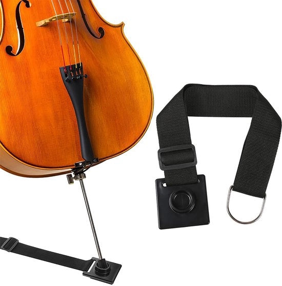 Accessorio antiscivolo per violoncello - Adesivo antiscivolo - Materiale nylon resistente all'abrasione - Supporti morbidi a schiuma di poliuretano - Prodotto per violoncellisti - Supporto per violoncello