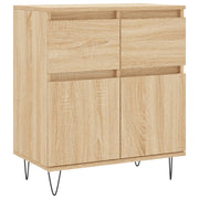 Buffet credenza cassettiera armadio mobile contenitore organizer cucina soggiorno rovere Sonoma 60 x 35 x 70 cm legno ingegnerizzato marrone 02_0031605