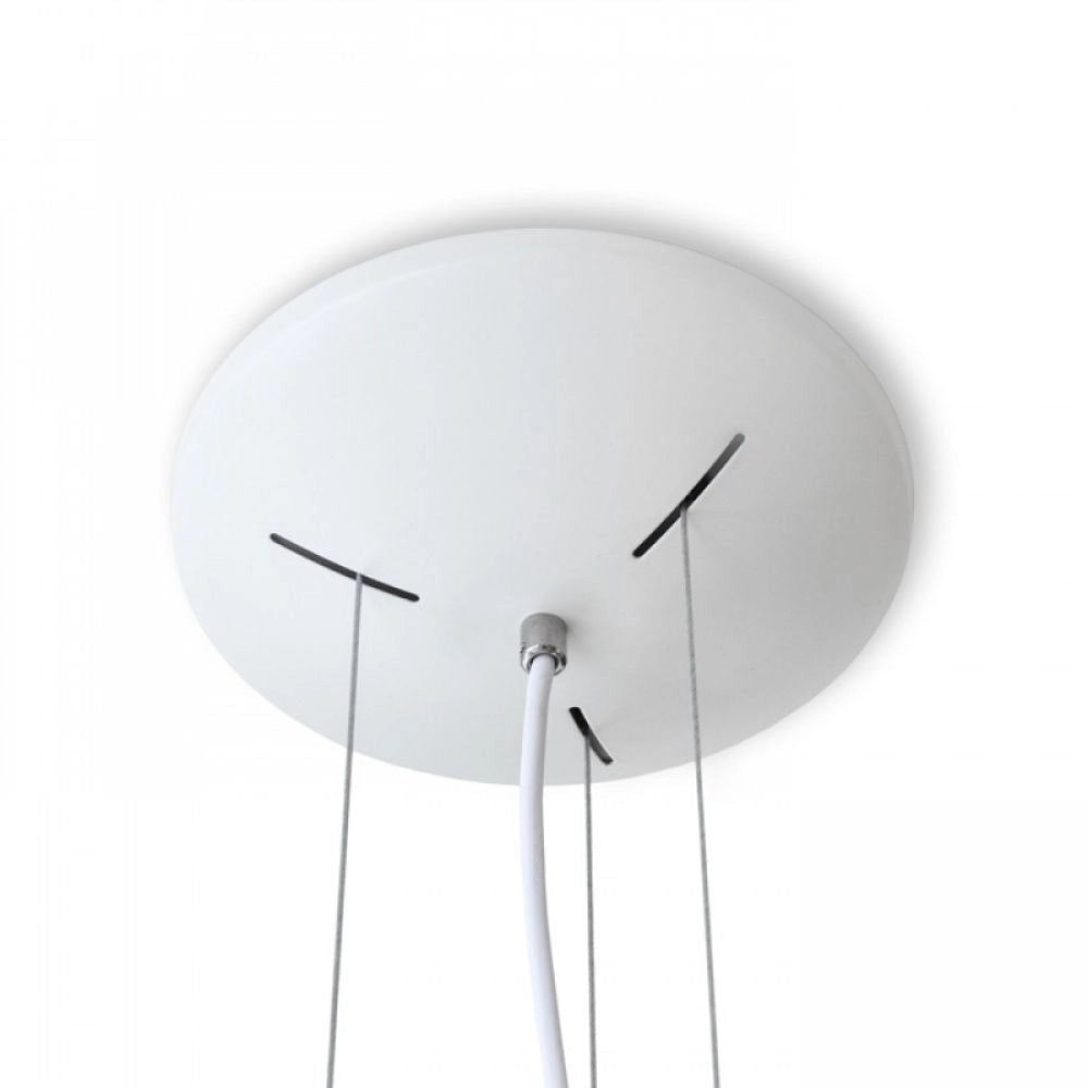 Lampada Lampadario MONETA  a sospensione bianco 230V LED 36W 3000K