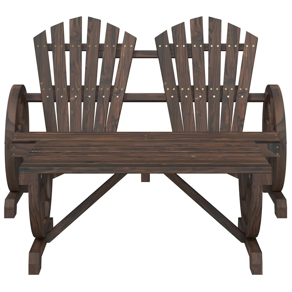 Salotto da Giardino-Set Salotto da Giardino 2 pz in Legno Massello di Abete 953655