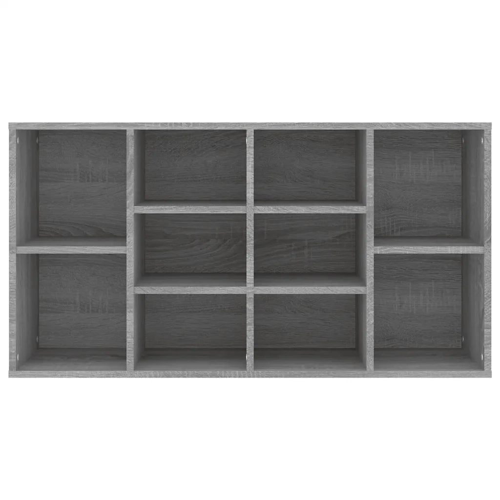 Scarpiera-Scaffale per scarpe Grigio Sonoma 103x30x55 cm in Legno Multistrato