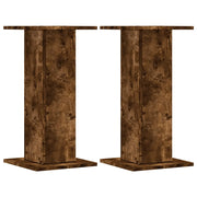 Supporti per piante | Sostegno per piante 2 pz Rovere Fumo 30x30x60 cm in Truciolato