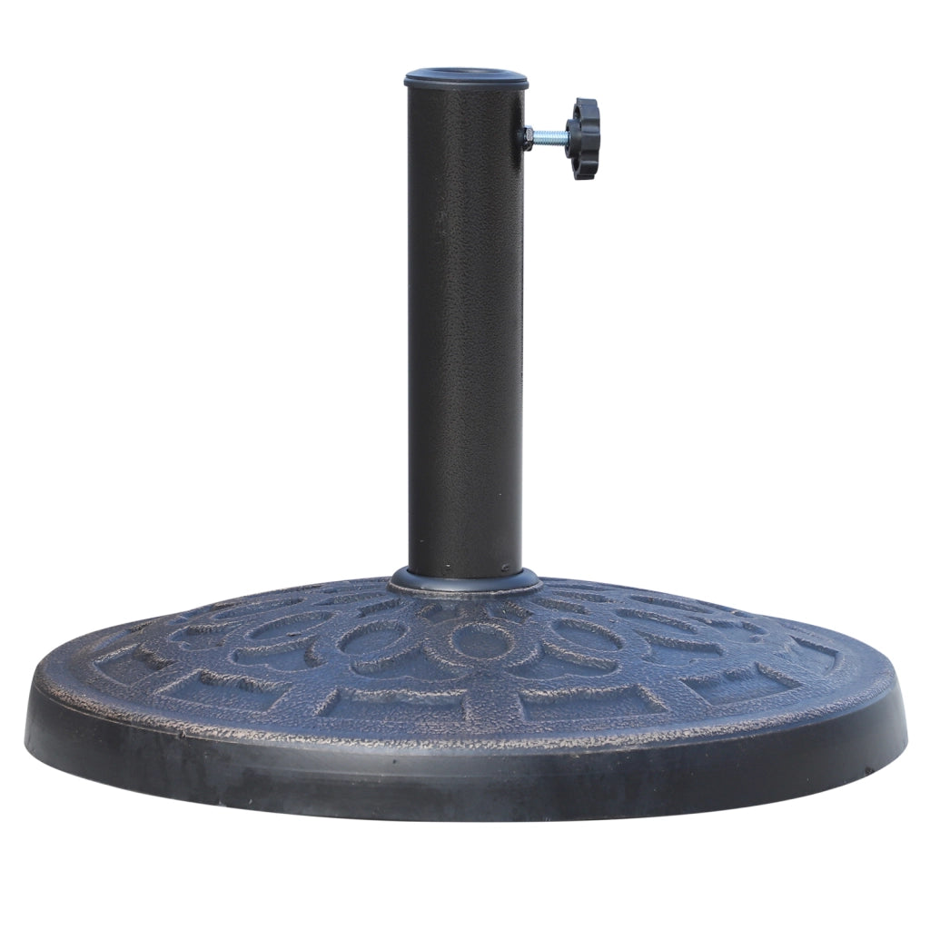 Base per Ombrellone da Giardino ¨C zephmum ¨C Bronce 12 kg ?44x34 cm per 38mm/48mm