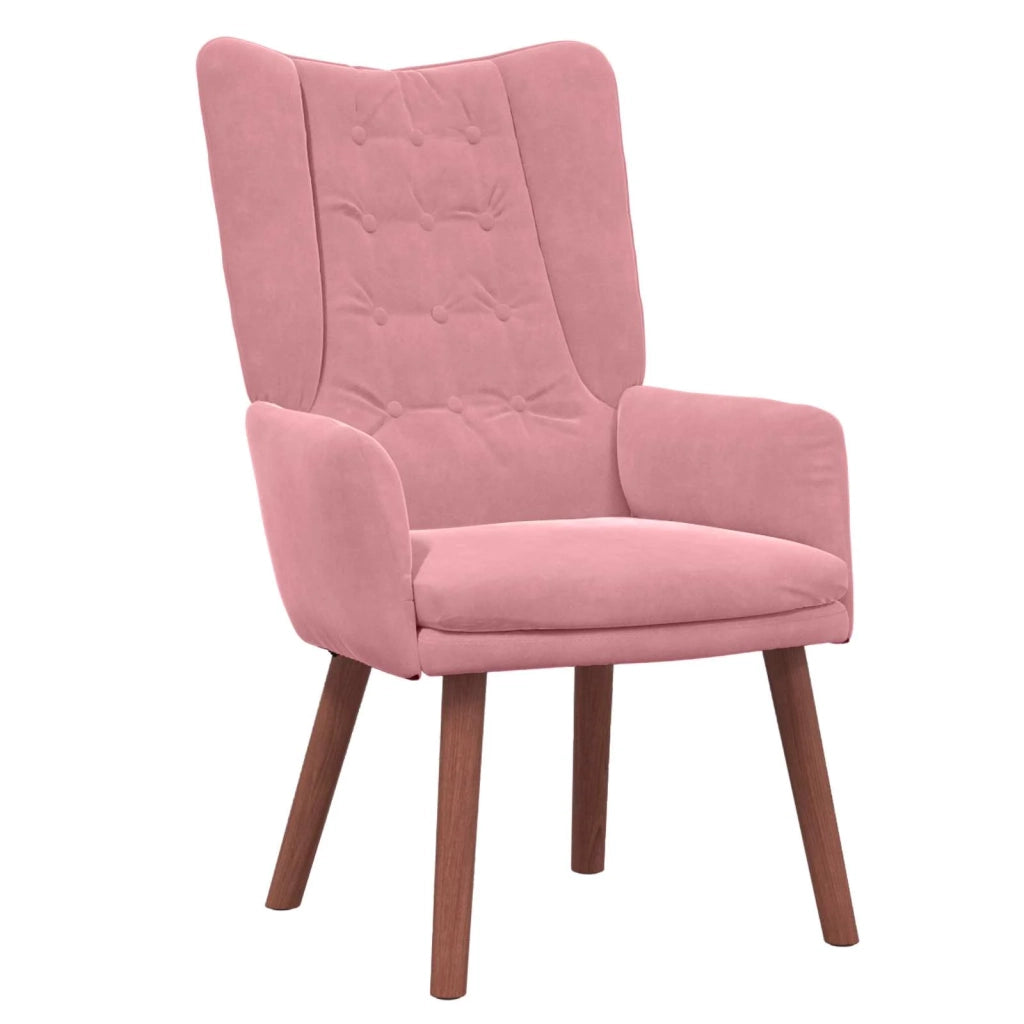 Divano Sedia-Poltrona Rosa 63 x 67 x 94 cm Velluto 763956