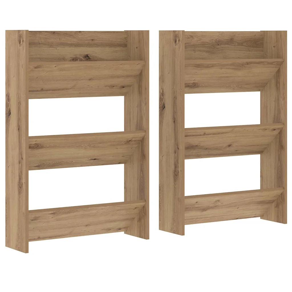 Mobile per scarpe 2 pz 60 x 18 x 90 cm Legno ingegnerizzato 875149