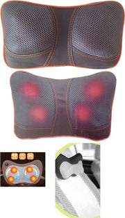 Apparecchio di massaggi infrarossi per spalle e collo - Cuscino di massaggi Shiatsu per auto e casa