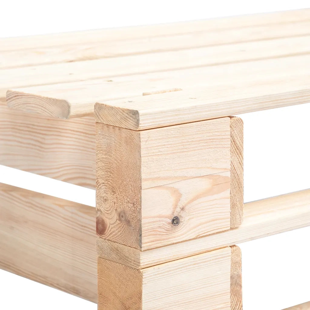 Divano Angolare da Giardino su Pallet Legno di Pino Impregnato 3066614