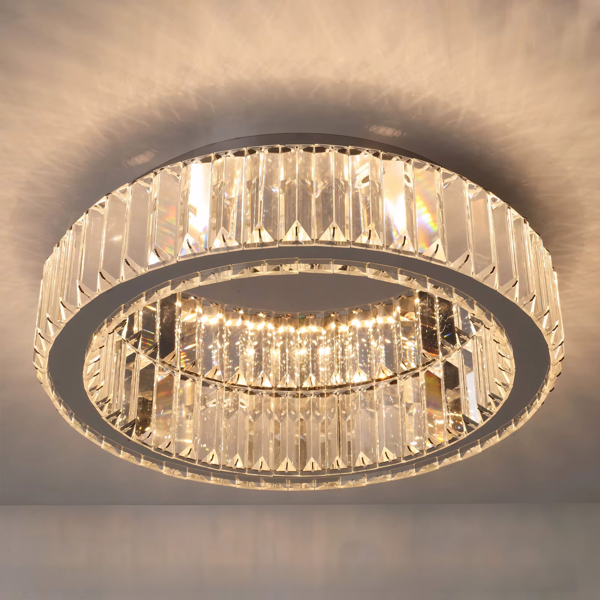 Lampada Da Soffitto App1742-c 40 Cm Chrome