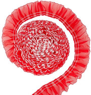 Accessori DIY per decorazione con filo di rasoio a forma di lama, lunghezza 7,3 m, spessore 4 cm, con bordo rosso