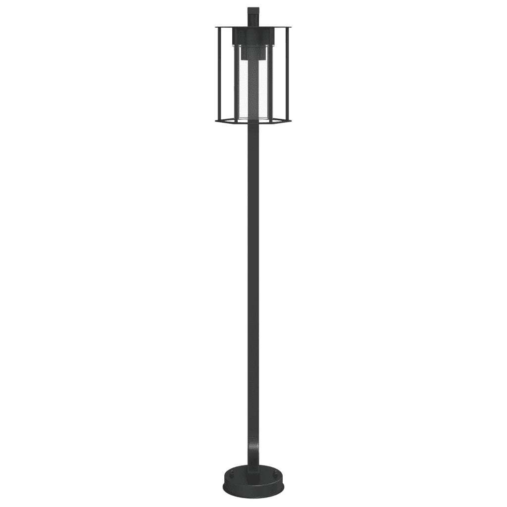 Lampada da Terra per Esterni Argento 100 cm in Acciaio Inox 4006347