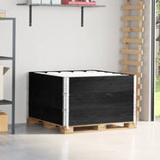 Paretali per Pallet 3 pz Neri 100x100cm Legno Massello di Pino 3295375