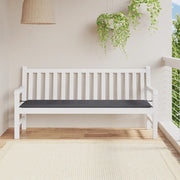 Cuscino per Panca-Cuscini per panchina Antracite 180x50x3 cm in Tessuto Oxford