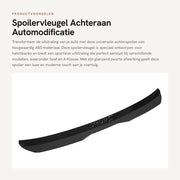 Achterspoiler universale - Vleugel - ABS - Accessori - Automodificazione - Luccicante Nero - Stile Maxton
